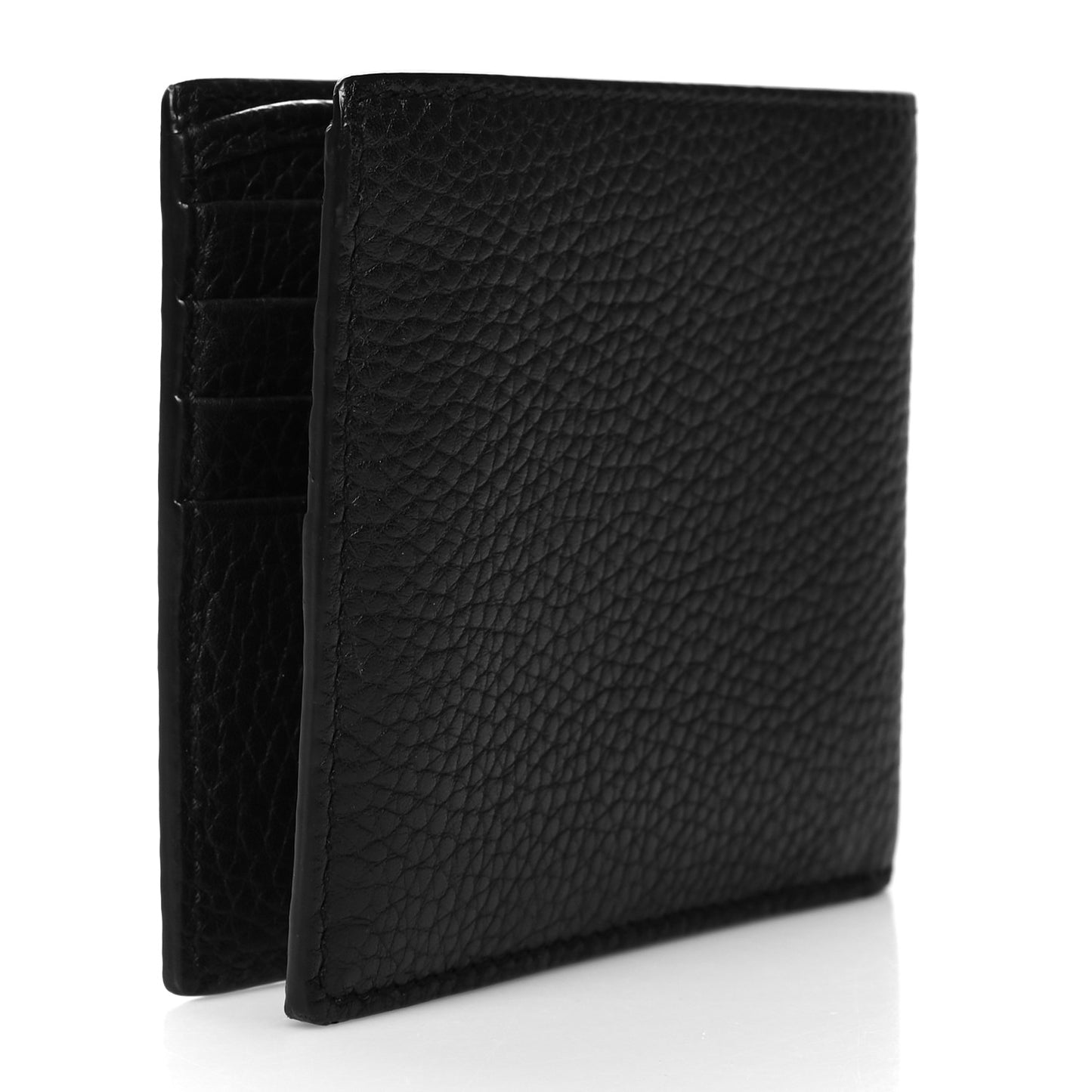 Calfskin Dorian Bi-Fold Wallet Black