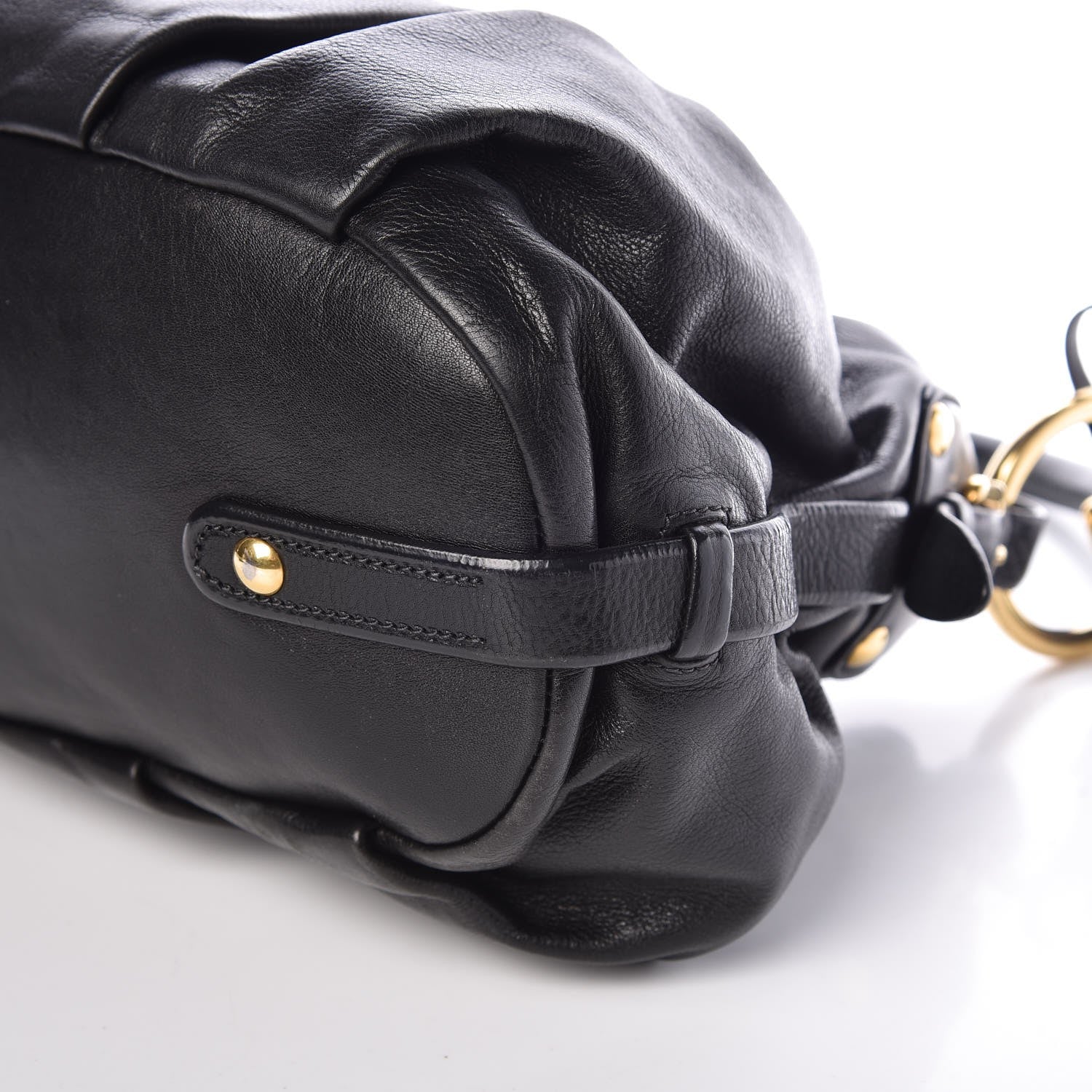 Prada Soft Calf Hobo Black 9 of 9