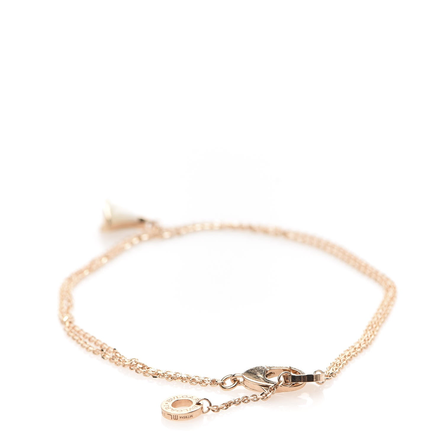 Bulgari 18K Rose Gold Mother of Pearl Divas' Dream Bracelet ML 3 of 5