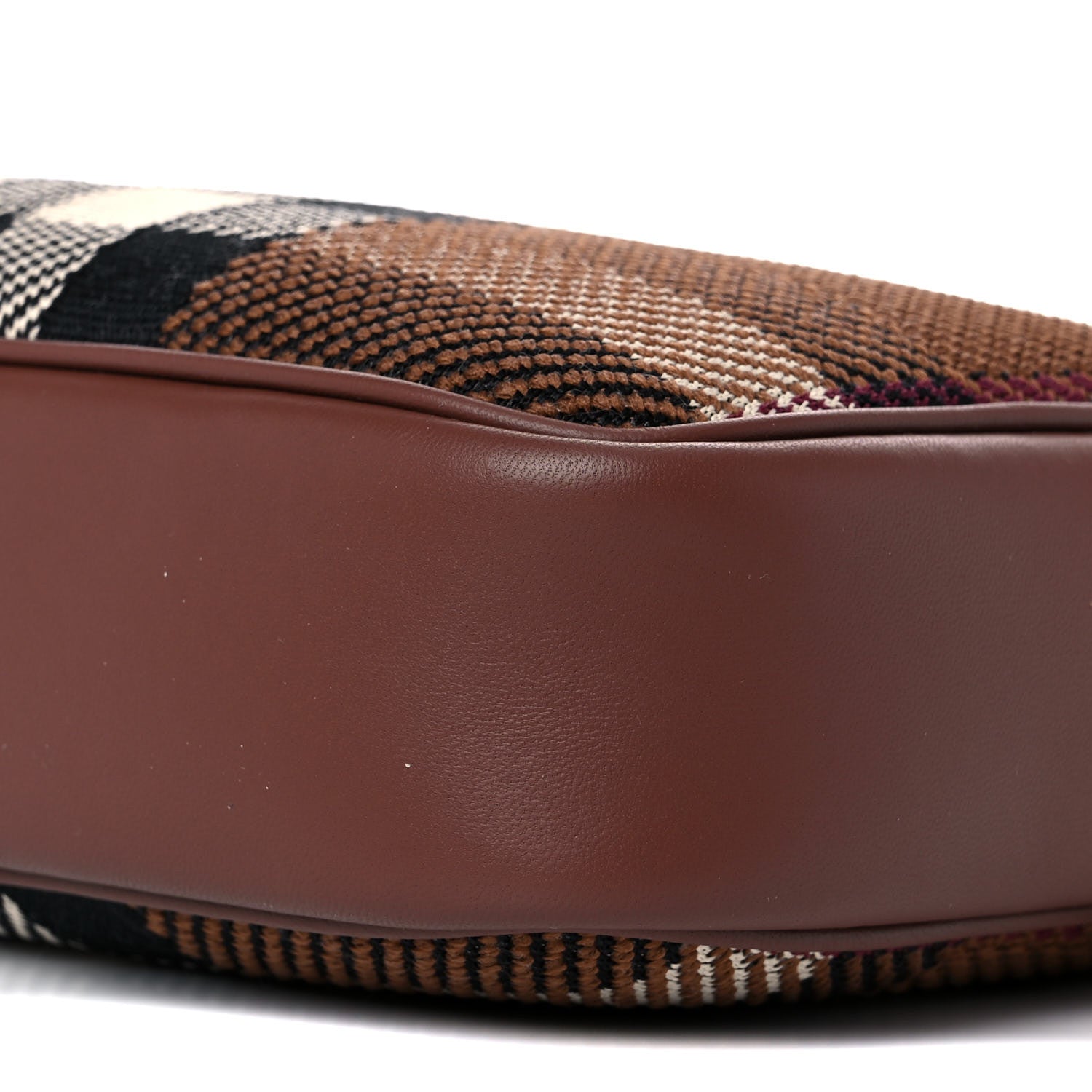 Burberry Calfskin Check Small Lola Camera Bag Dark Birch Brown 9 of 9
