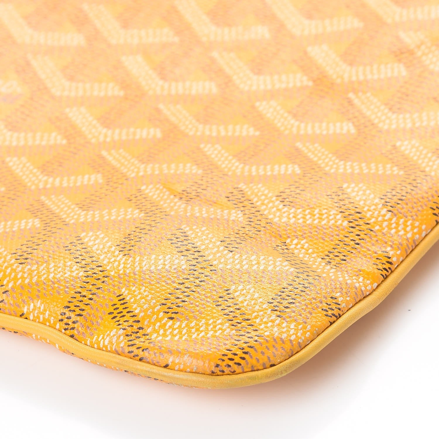 Goyard Goyardine Senat Pochette GM Yellow 15 of 15