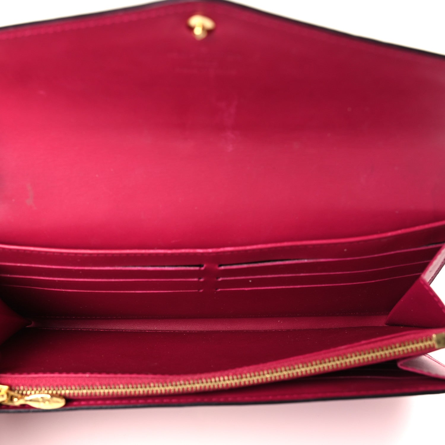 Louis Vuitton Vernis Sarah Wallet NM Rose Indien 5 of 11
