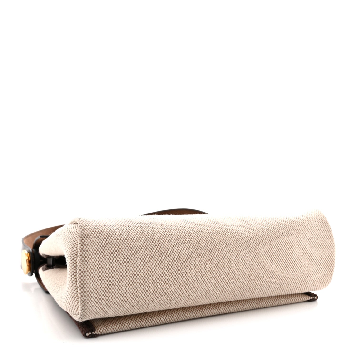 Hermes Military Toile Vache Hunter Herbag Zip Retourne 20 Ecru Beige Ebene 4 of 12