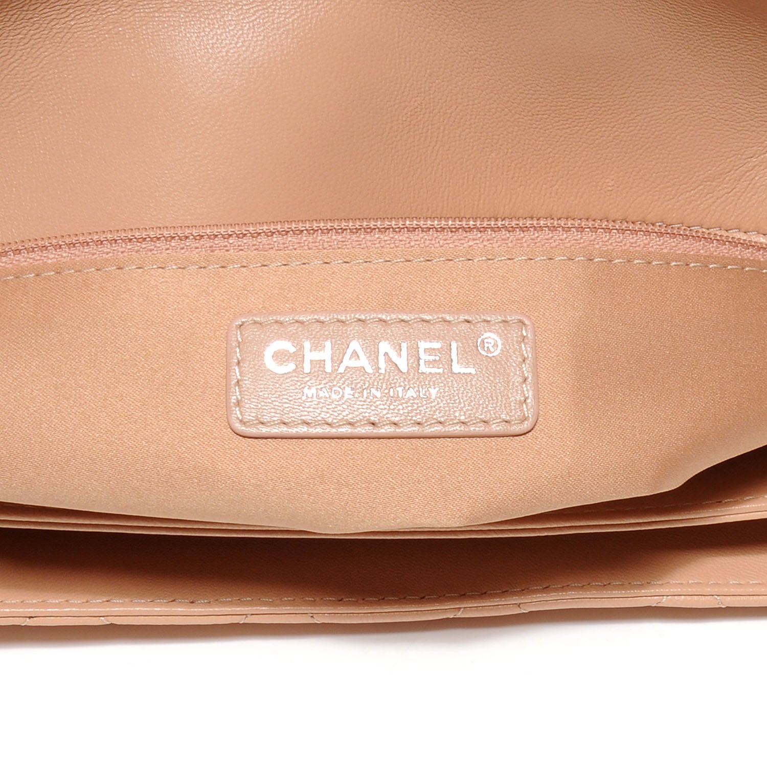 Chanel Lambskin Quilted Jumbo Chanel 3 Flap Beige 7 of 8