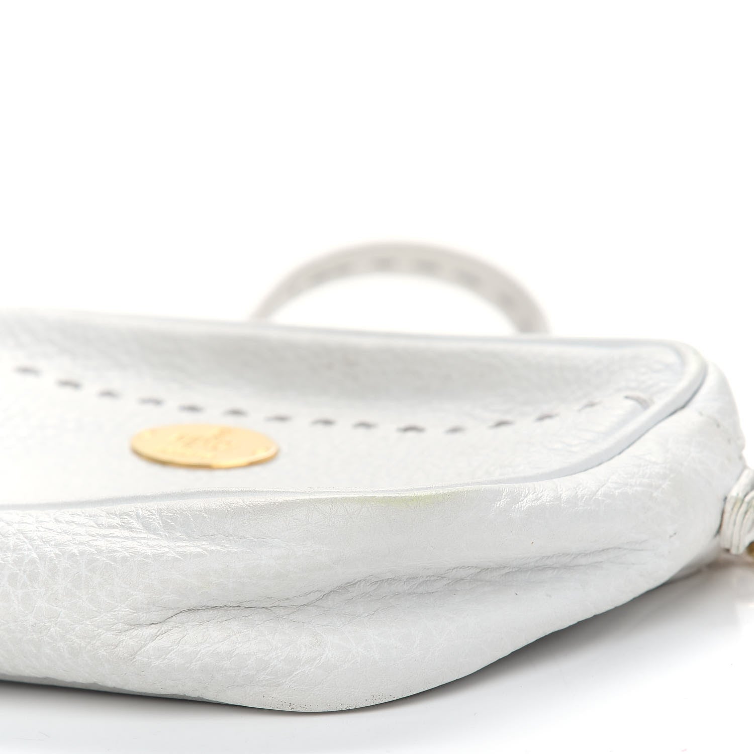 Fendi Cuoio Romano Selleria Crossbody White 9 of 11