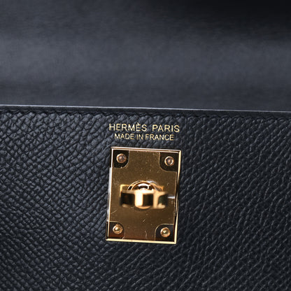 Hermes Epsom Mini Kelly Sellier 20 Black 6 of 10