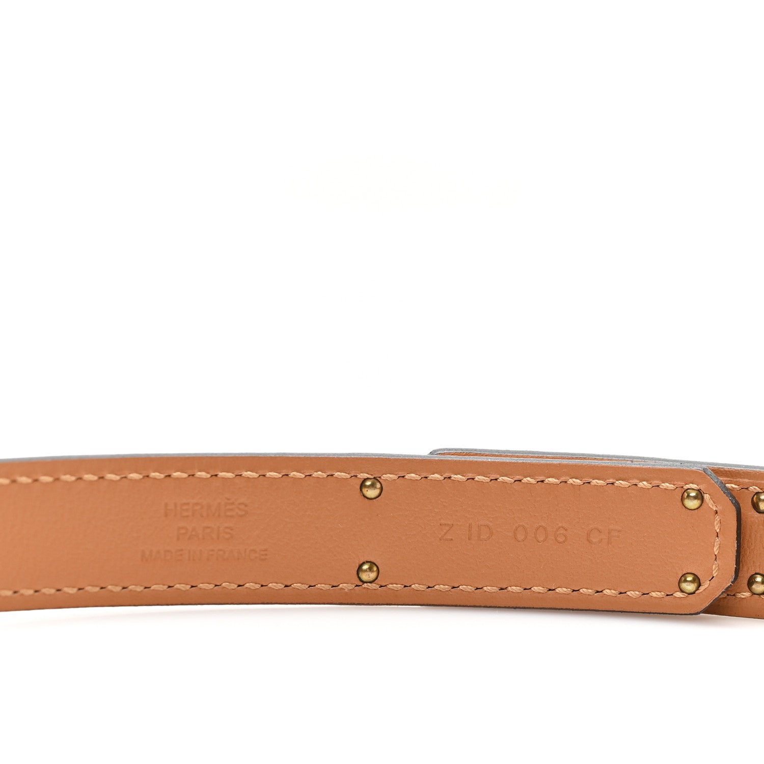 Hermes Epsom Kelly Belt Gold 3 of 4