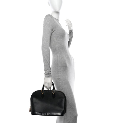 Louis Vuitton Epi Alma PM Black 2 of 13