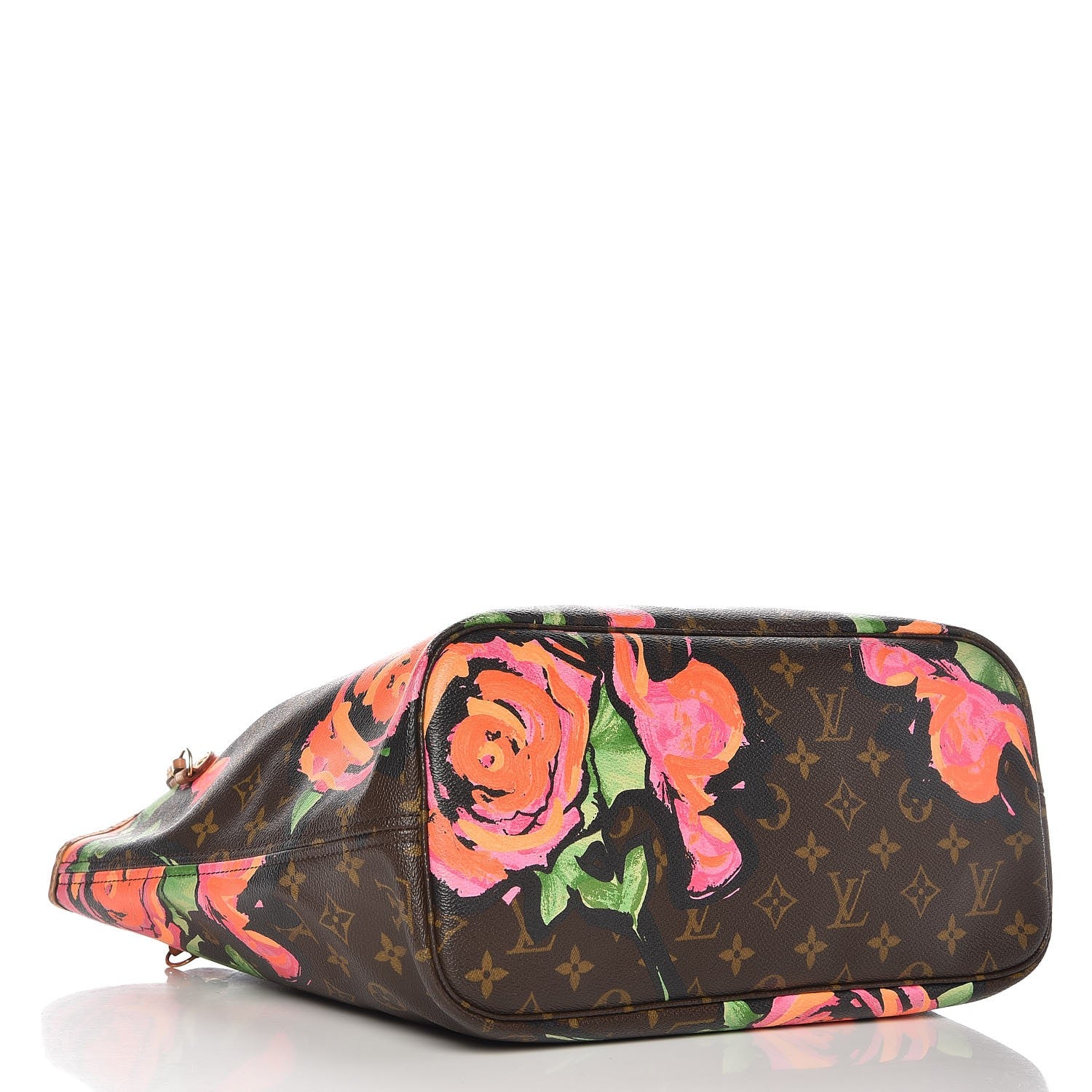 Louis Vuitton Monogram Roses Neverfull MM 4 of 16