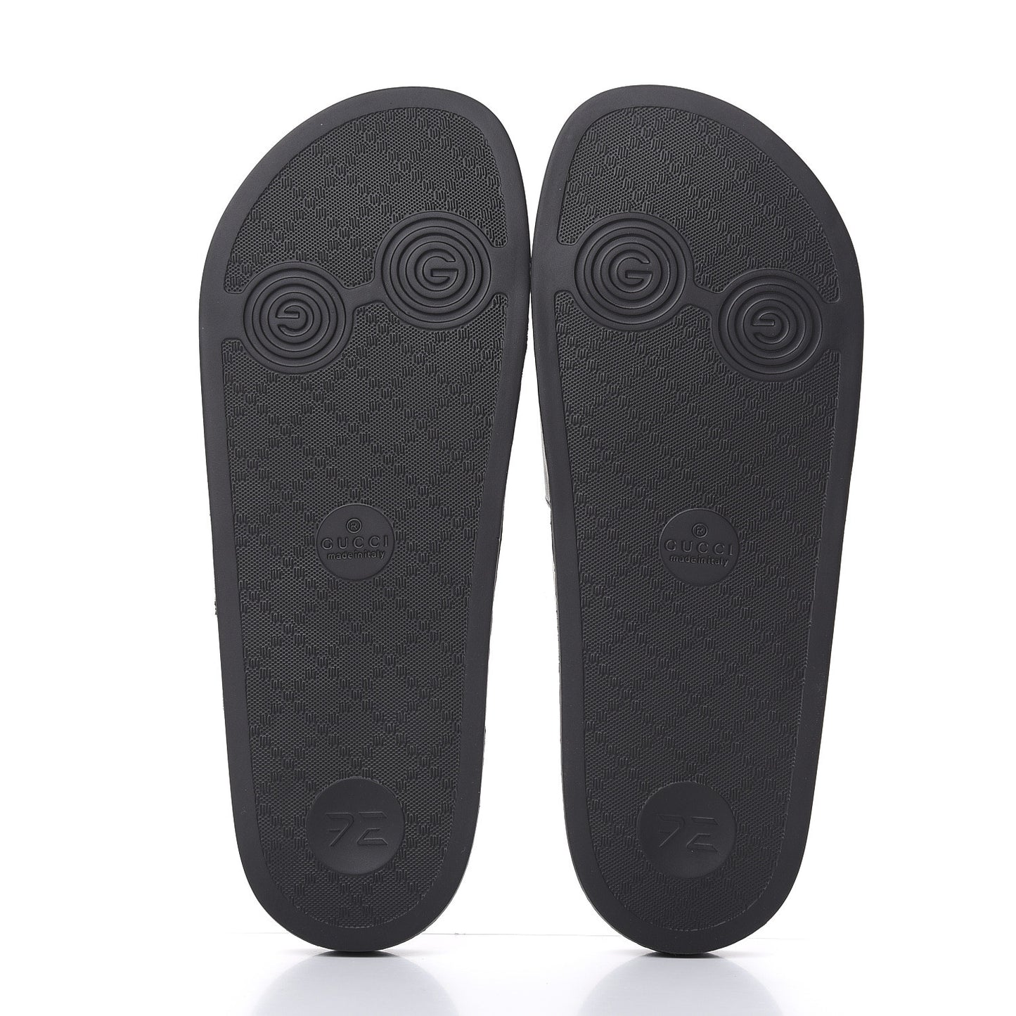 X DAPPER DAN Rubber Mens Slide Sandals 10 Black