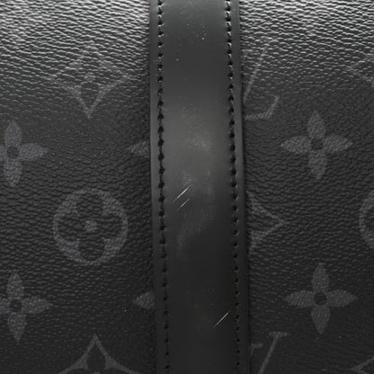 Louis Vuitton Monogram Eclipse Keepall Bandouliere 55 10 of 10