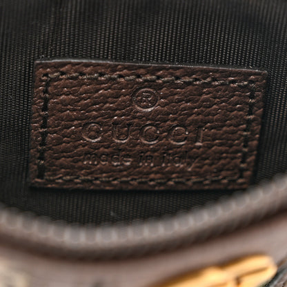 Gucci GG Supreme Monogram Web Ophidia Coin Case Brown 6 of 6