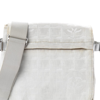 Chanel Nylon Travel Crossbody Messenger White 8 of 10