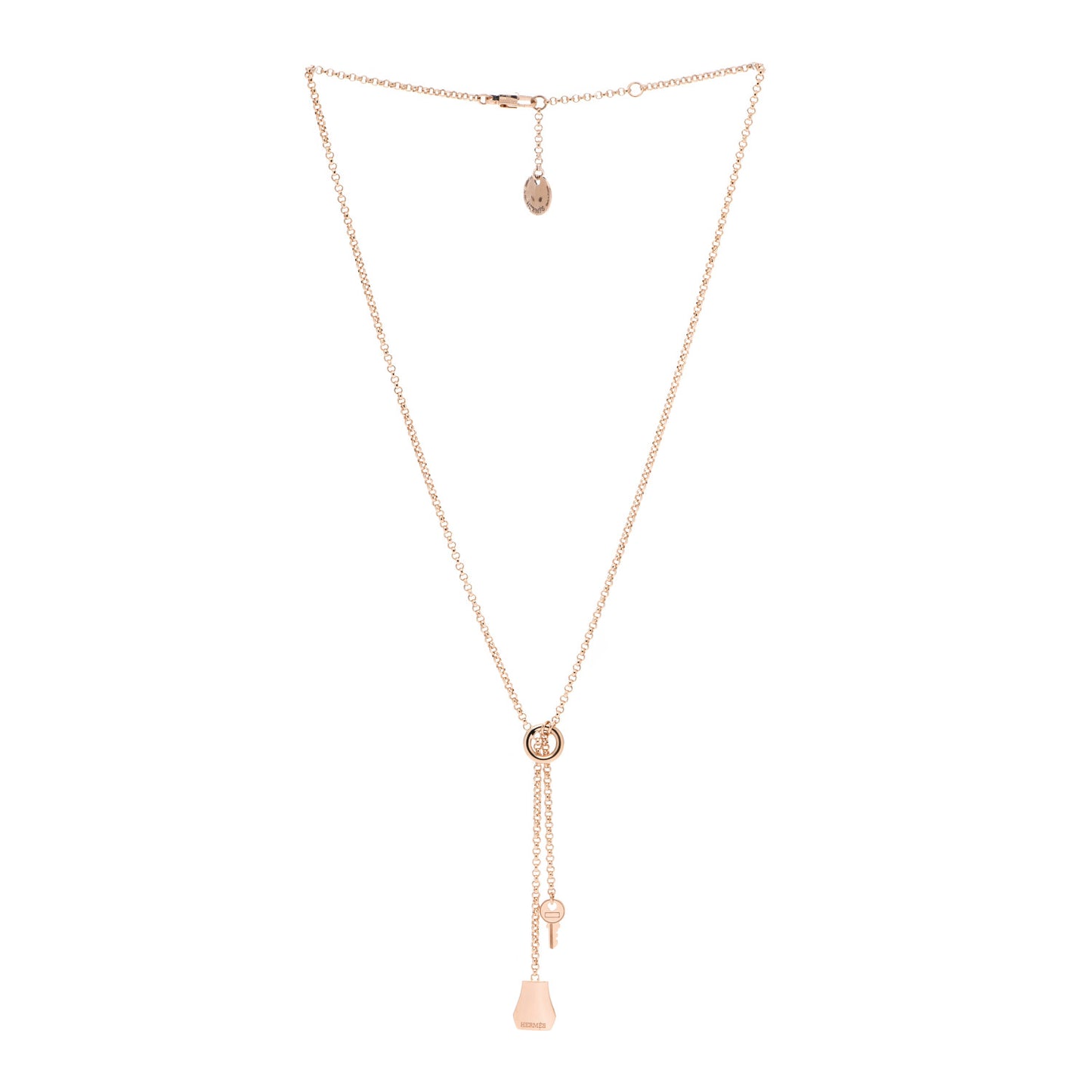18K Rose Gold PM Kelly Clochette Necklace