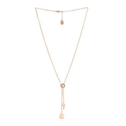 Hermes 18K Rose Gold PM Kelly Clochette Necklace 3 of 6