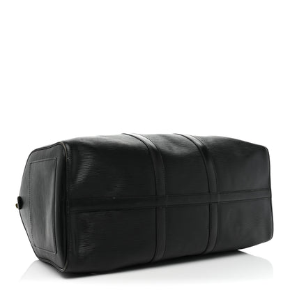 Louis Vuitton Epi Keepall 50 Black 4 of 23