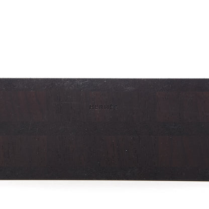 Hermes Mahogany Wood Smooth Taurillon Pleiade Sorter Etoupe 6 of 6