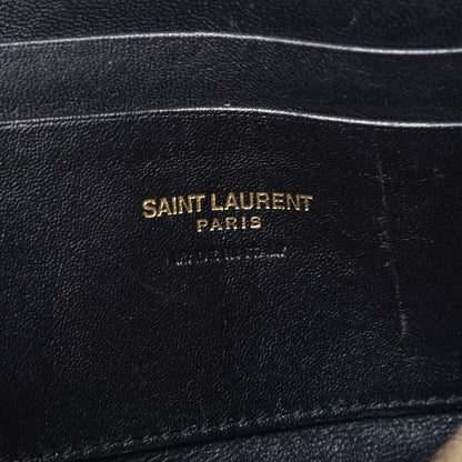 Saint Laurent Grain De Poudre Matelasse Monogram Mini Lou Camera Bag Brilliant Grass 6 of 10