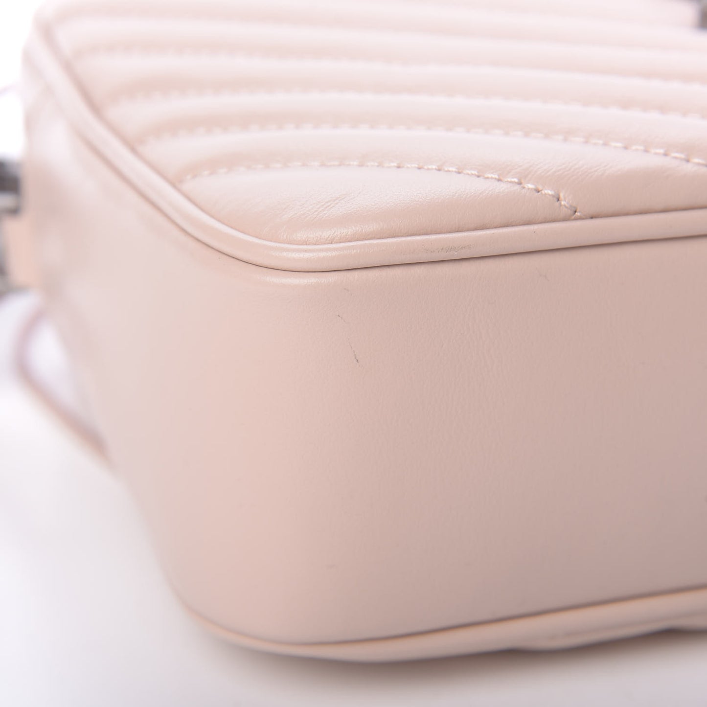 Calfskin Matelasse Monogram Lou Camera Bag Marble Pink