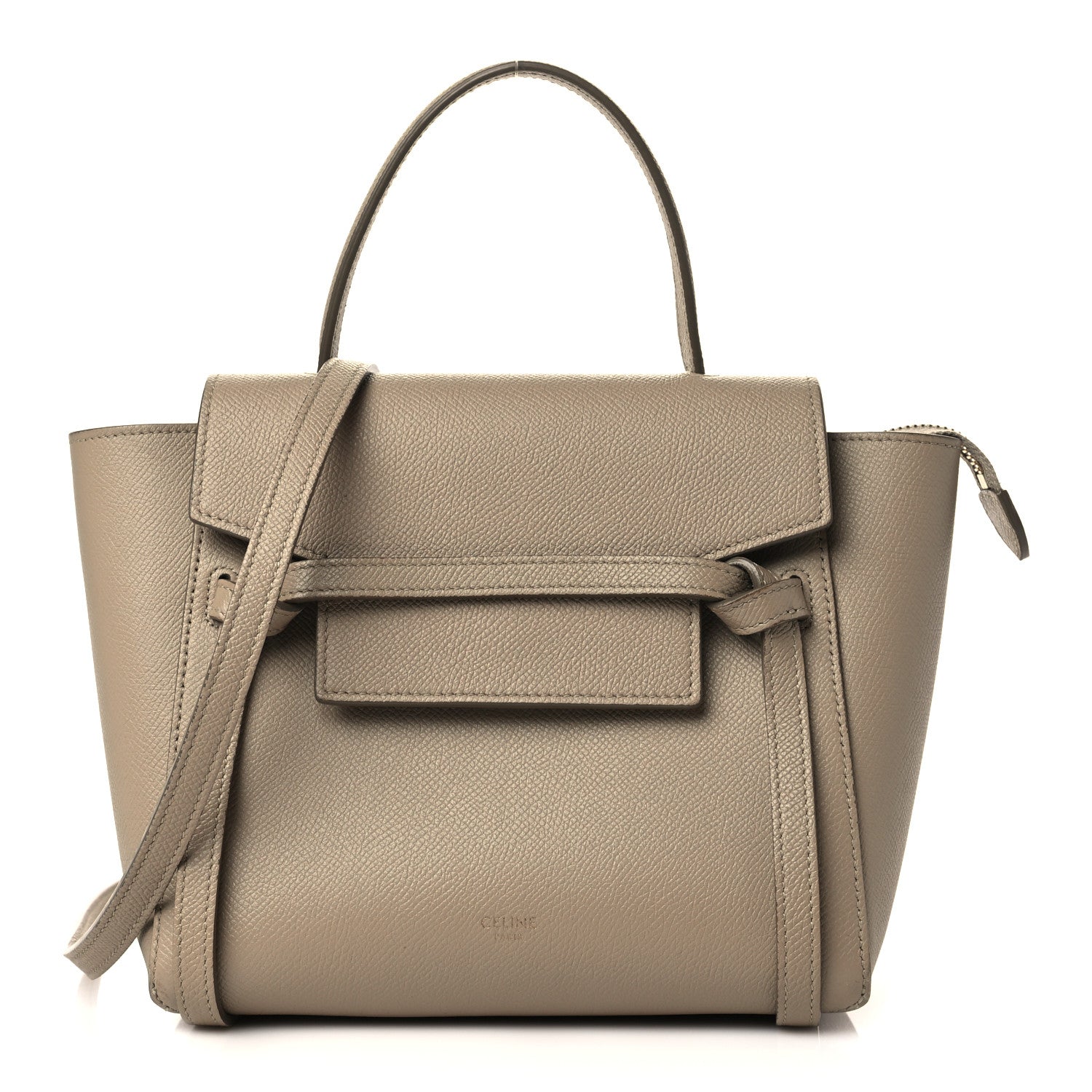 Celine Grained Calfskin Nano Belt Bag Light Taupe 1 of 6