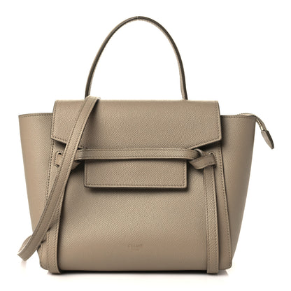 Celine Grained Calfskin Nano Belt Bag Light Taupe 1 of 6