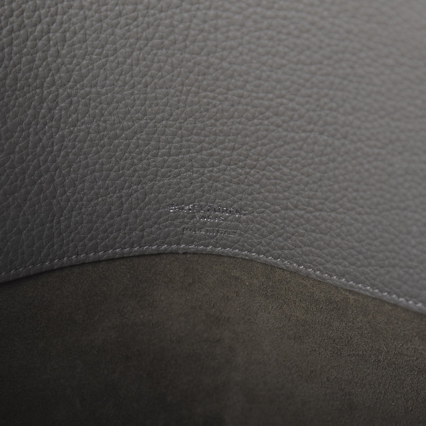 Grained Calfskin Medium Supple Sac De Jour Kaki Militaire