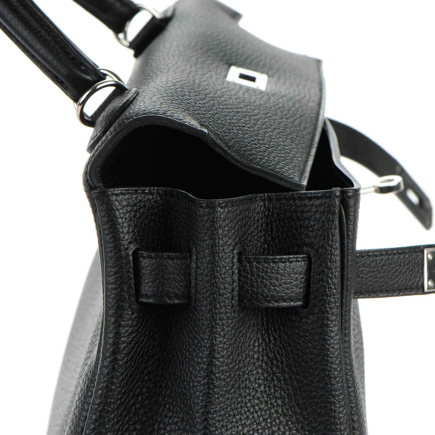 Hermes Togo Kelly Retourne 32 Black 12 of 22