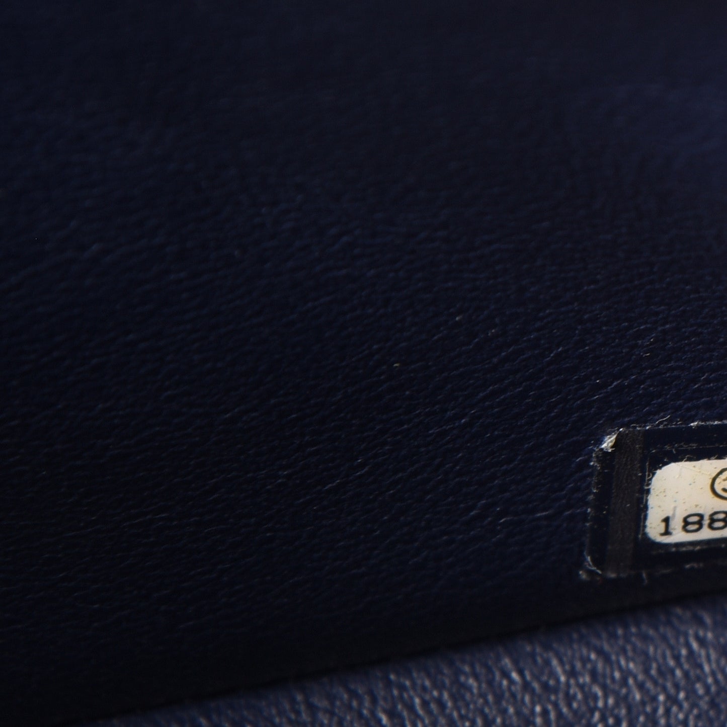 Caviar Quilted Mini Rectangular Flap Navy