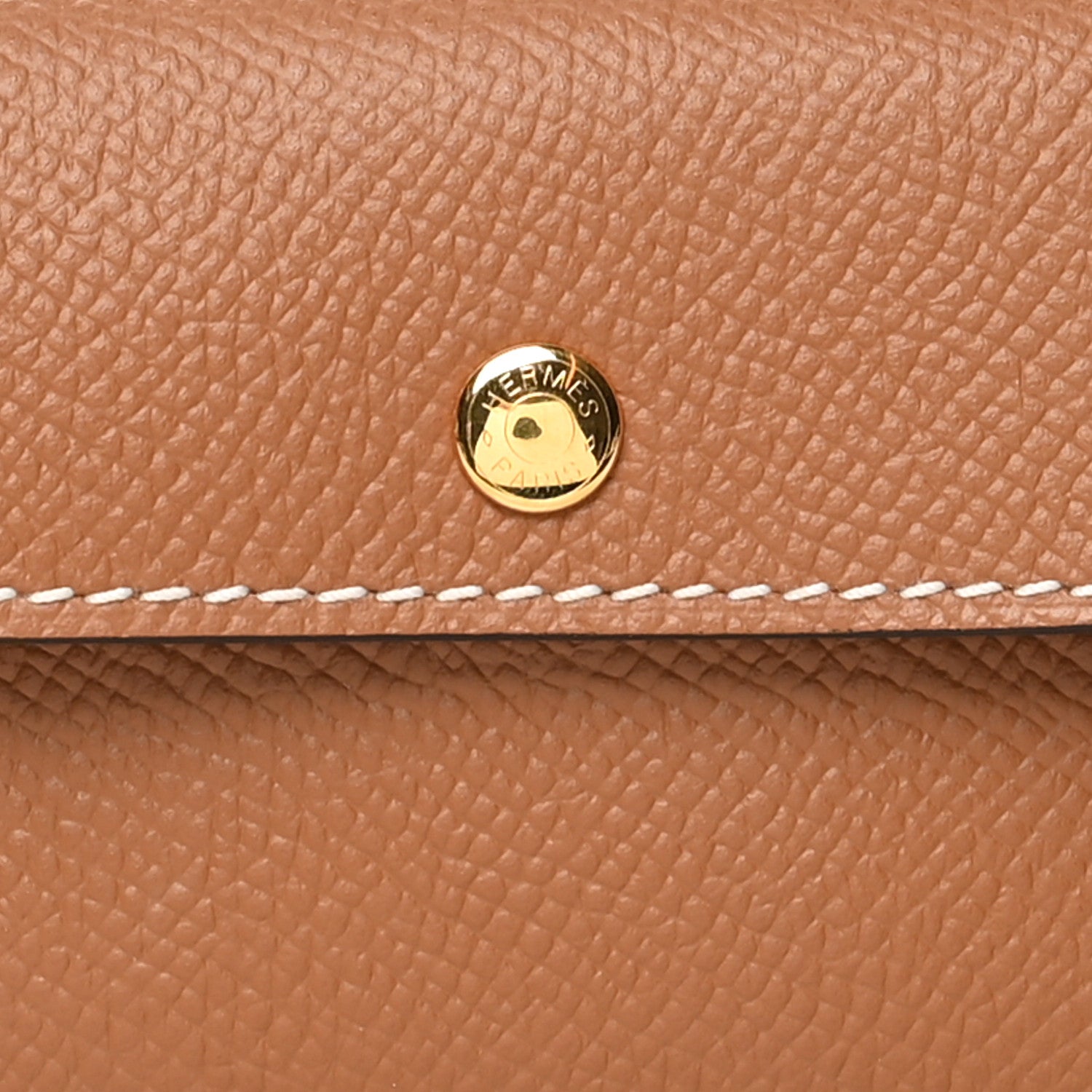 Hermes Epsom Kelly Pocket Belt Gold 7 of 9