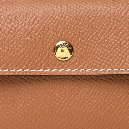 Hermes Epsom Kelly Pocket Belt Gold 7 of 9