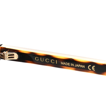 Gucci Acetate Square Frame Web Sunglasses GG0382S Tortoise 6 of 10