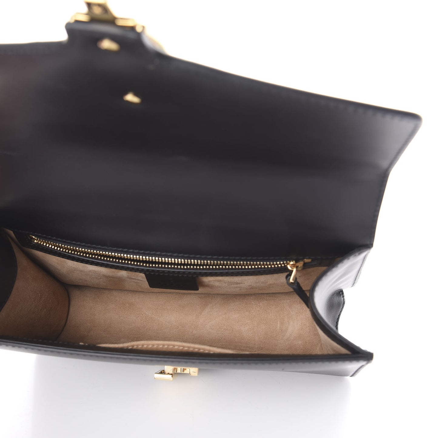 Calfskin Small Sylvie Shoulder Bag Black