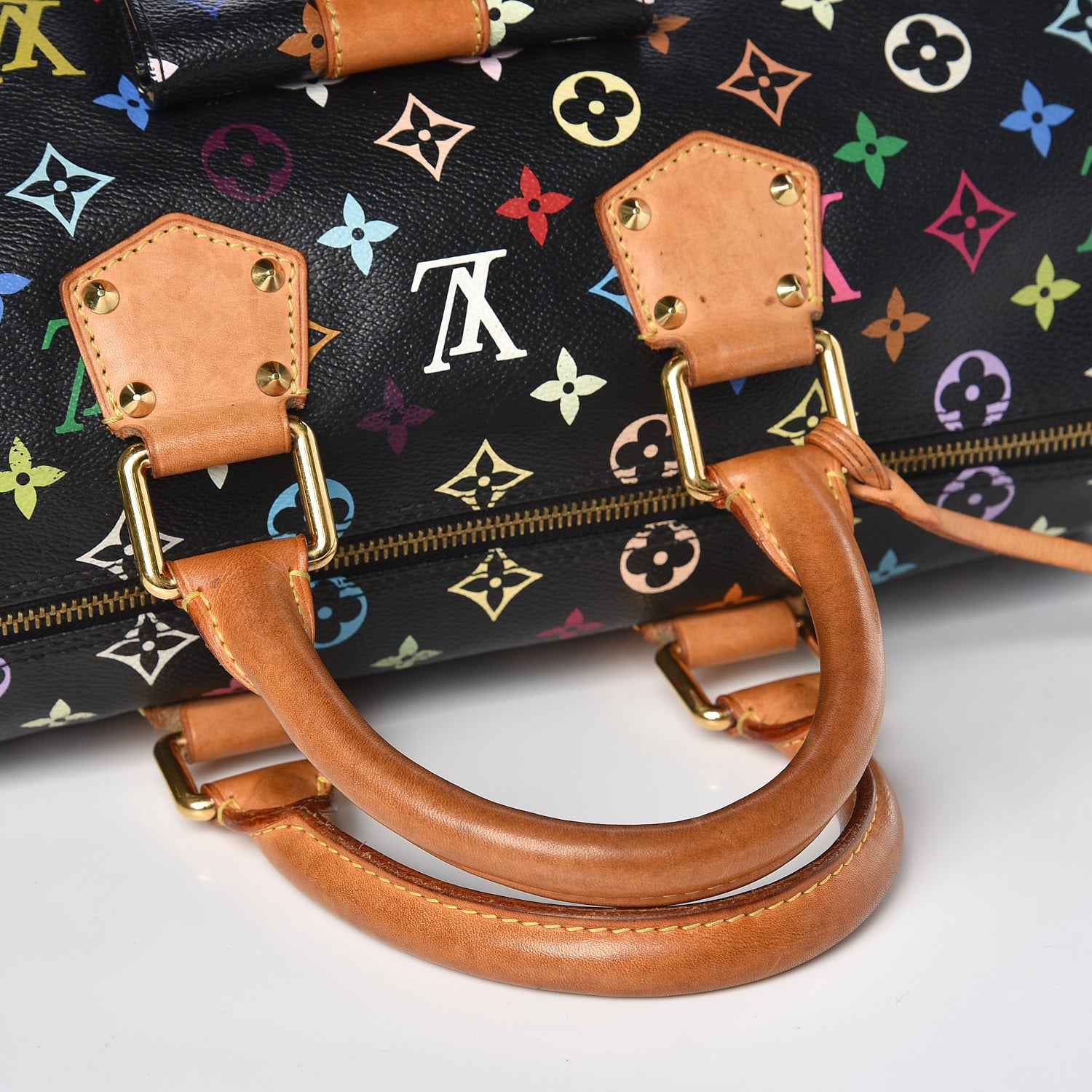 Louis Vuitton Monogram Multicolor Speedy 40 Black 13 of 15