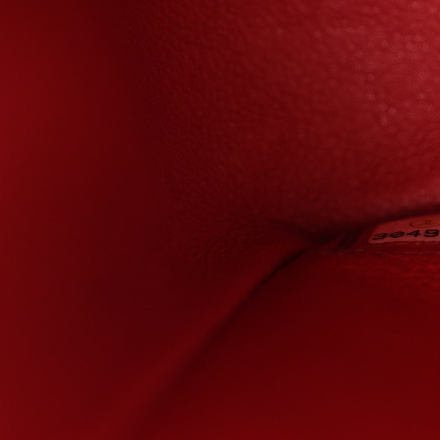 Lambskin Quilted Small Double Flap Dark Red