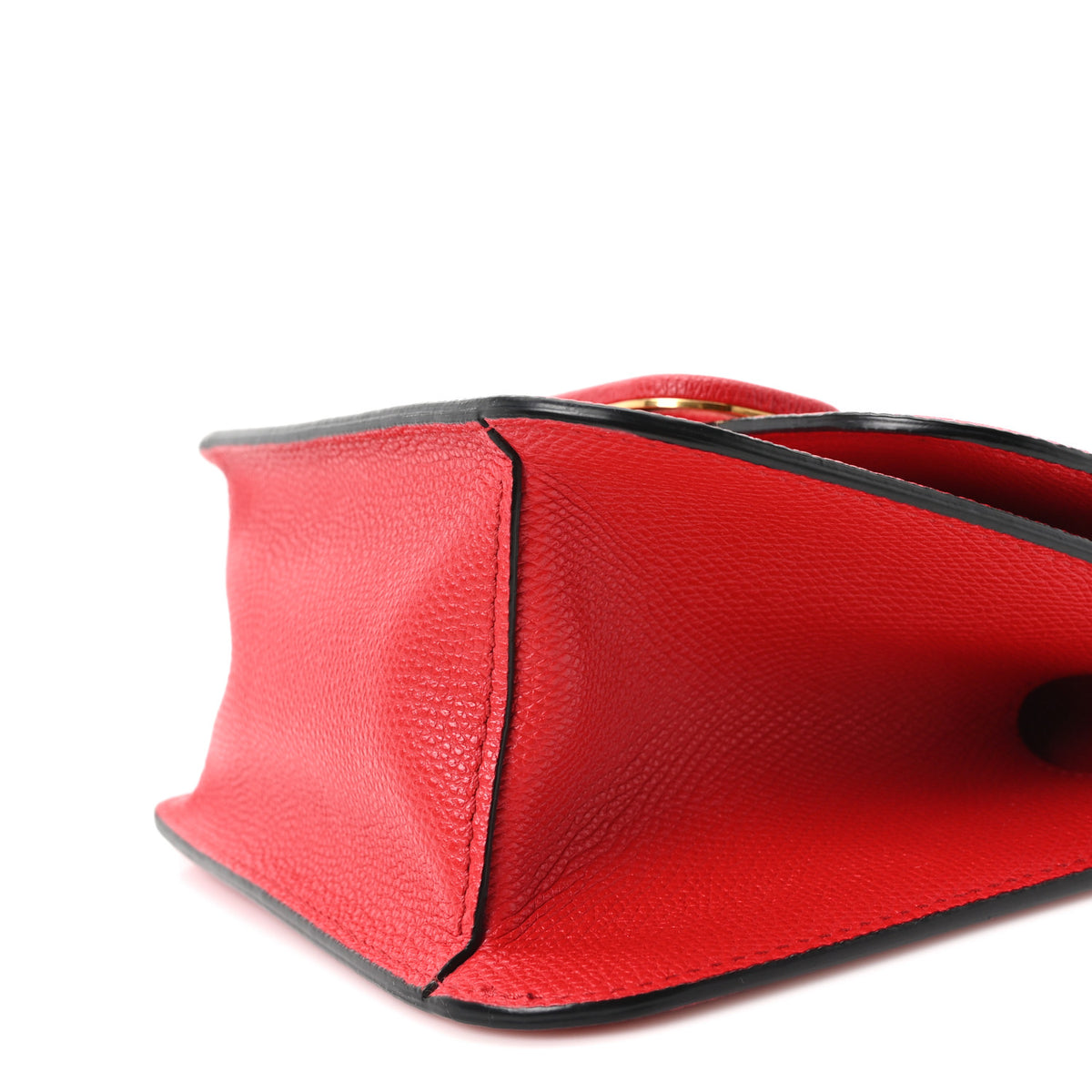 Valentino Garavani Grained Calfskin Small VSling Shoulder Bag Red 9 of 9