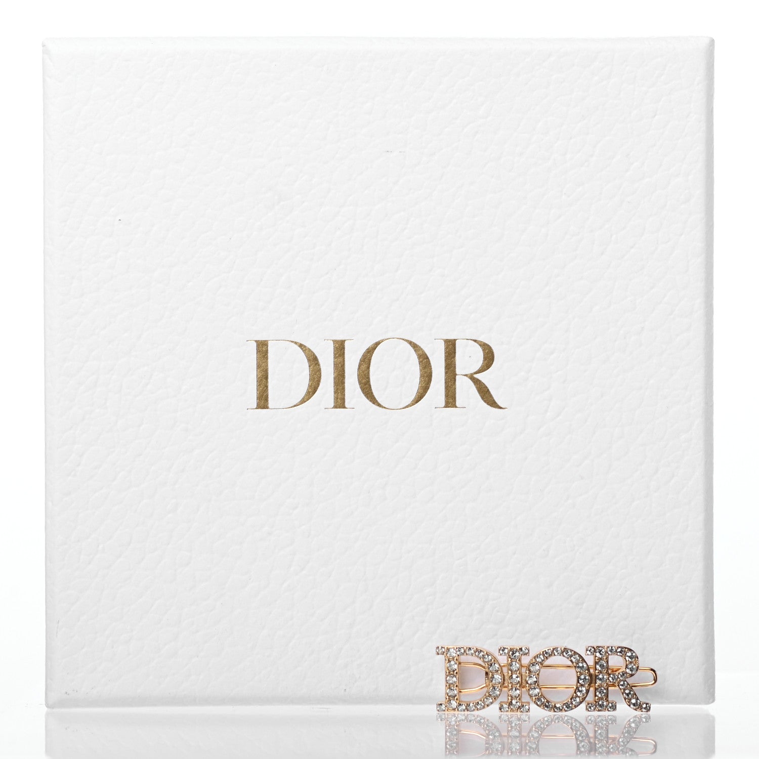 Christian Dior Metal Crystal Dior(r)evolution Barrette Gold 4 of 4