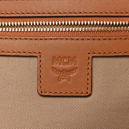 MCM Visetos Klassik Small Sling Bag Cognac 6 of 8