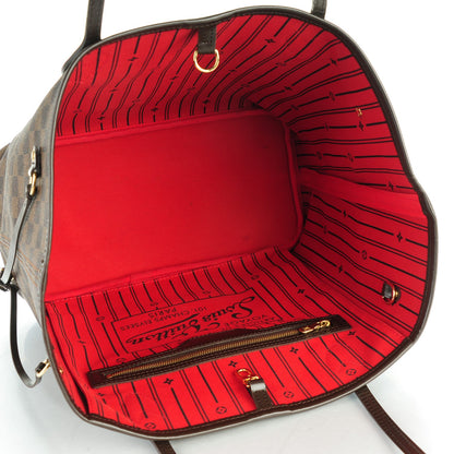 Louis Vuitton Damier Ebene Neverfull MM 5 of 9