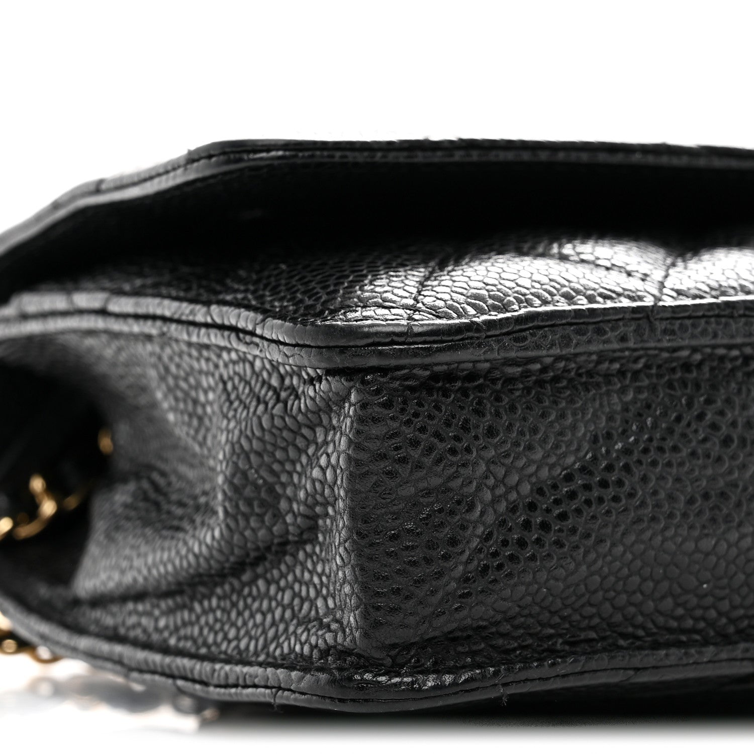 Chanel Caviar Quilted Wallet on Chain WOC Black 10 of 11