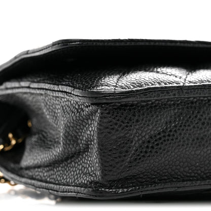 Chanel Caviar Quilted Wallet on Chain WOC Black 10 of 11