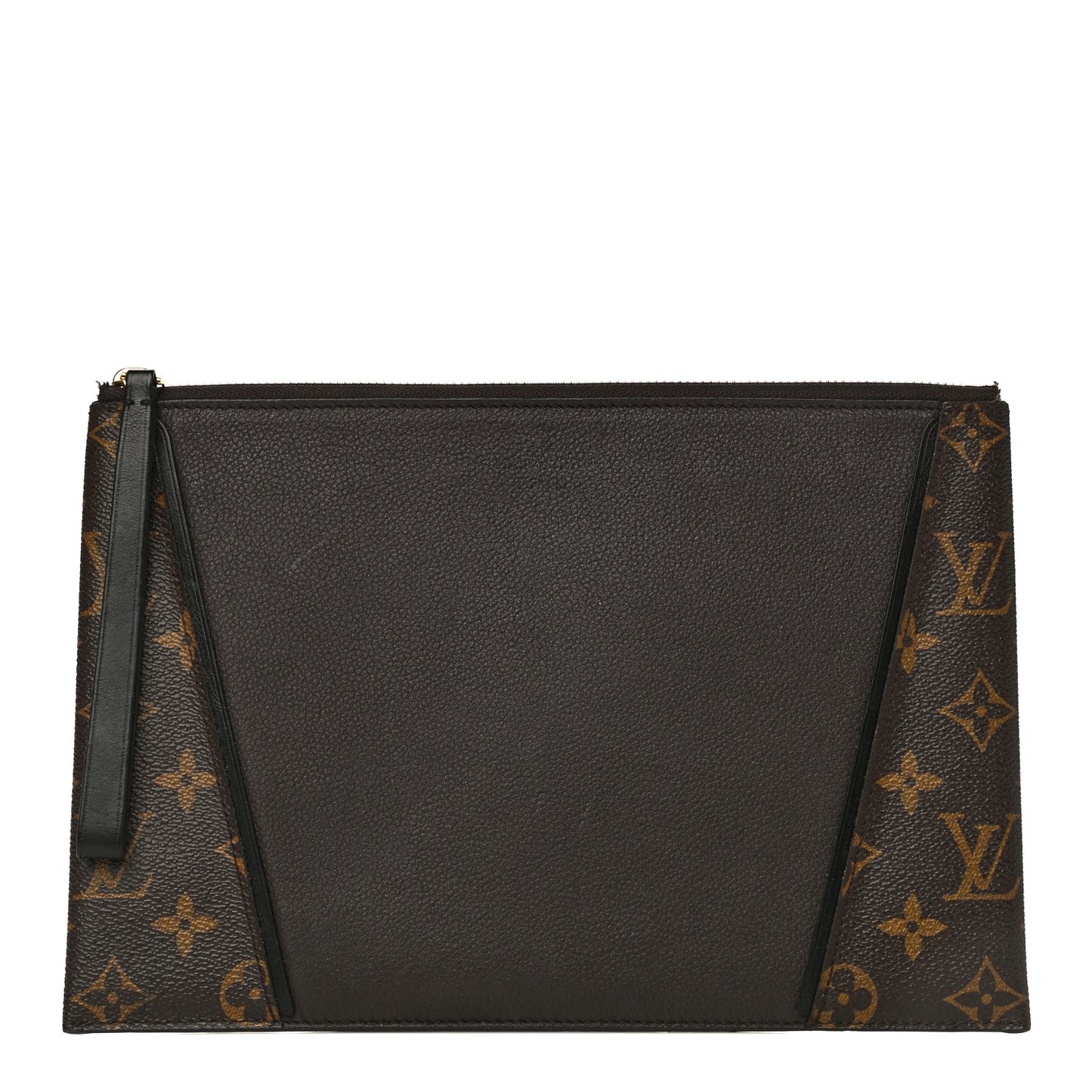 Monogram Veau Cachemire W Pochette Chocolate