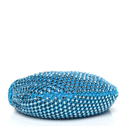 Bottega Veneta Mesh Crystal Nappa Intrecciato Mini Jodie Pool Aquamarine 4 of 10