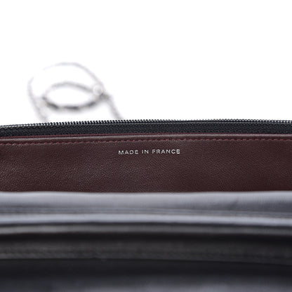 Chanel Lambskin Quilted Wallet On Chain WOC Black 6 of 12