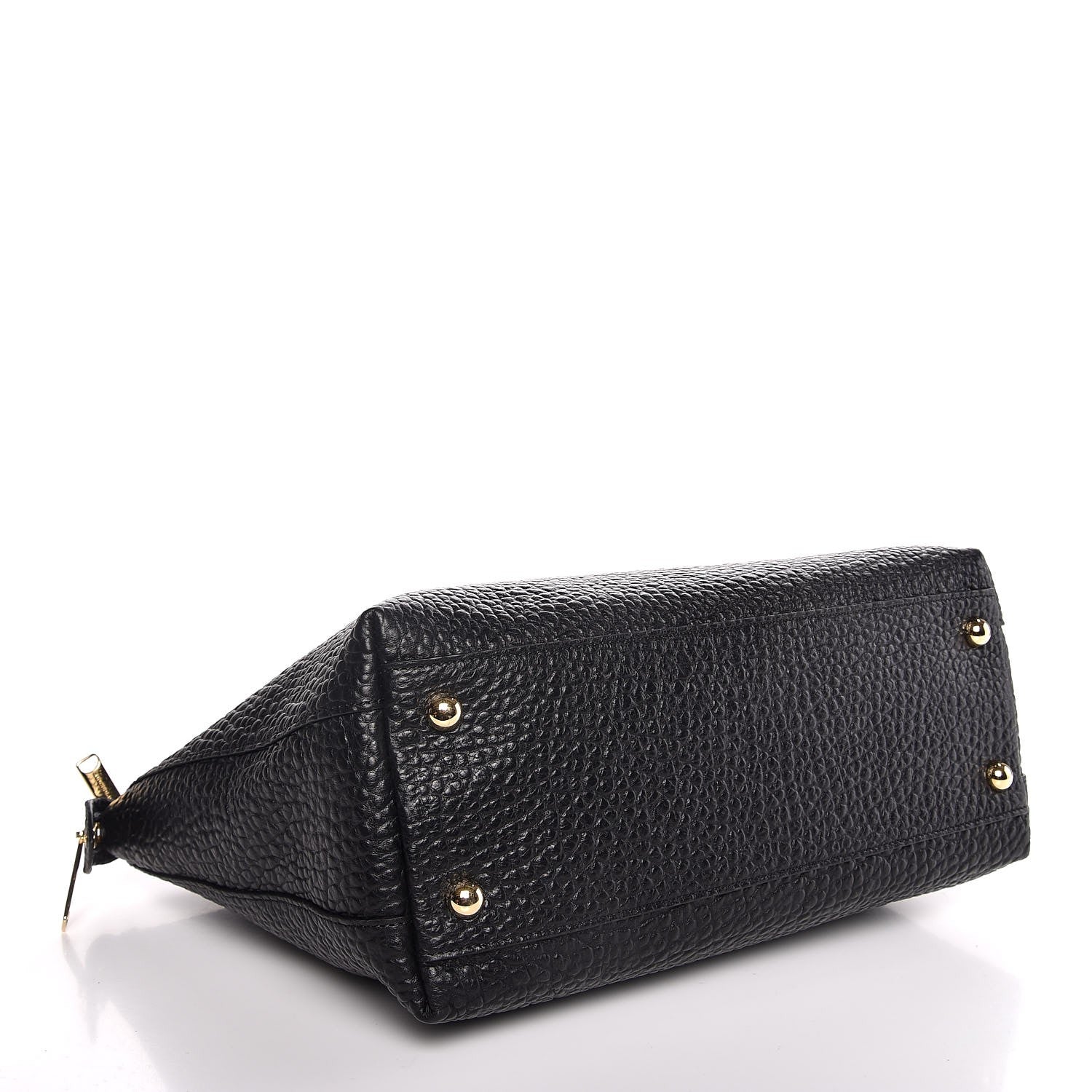 Burberry Signature Grain Calfskin Medium Welburn Tote Black 4 of 7