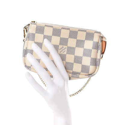 Louis Vuitton Damier Azur Mini Pochette Accessories 2 of 8