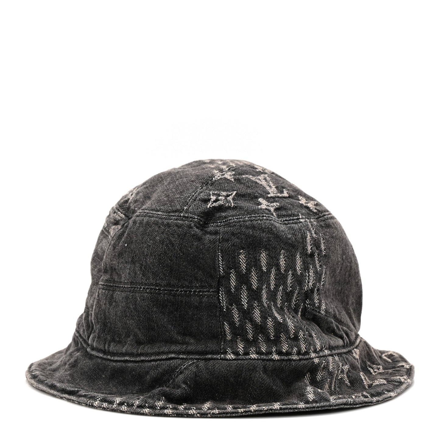 x NIGO Monogram Giant Denim Giant Damier Wave Sun Hat 60 Gray