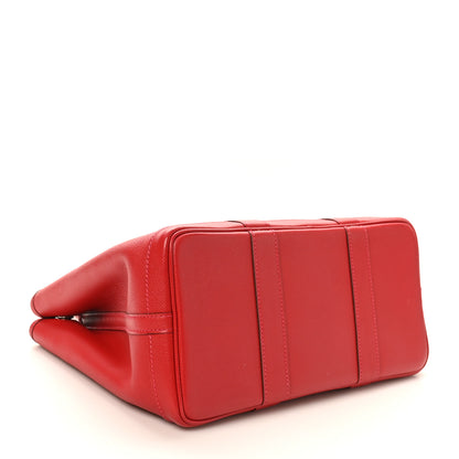 Hermes Epsom Garden Party 30 TPM Rouge Casaque 4 of 10