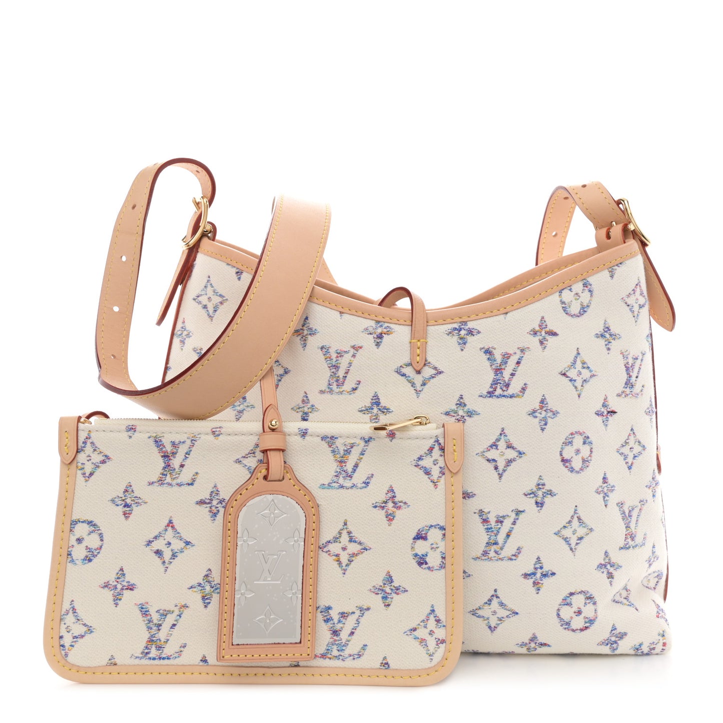 Monogram Jacquard CarryAll PM Multicolor Beige