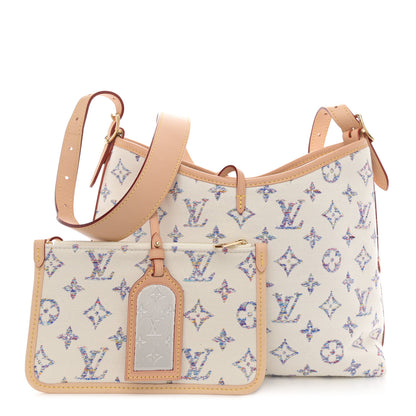 Louis Vuitton Monogram Jacquard CarryAll PM Multicolor Beige 3 of 13