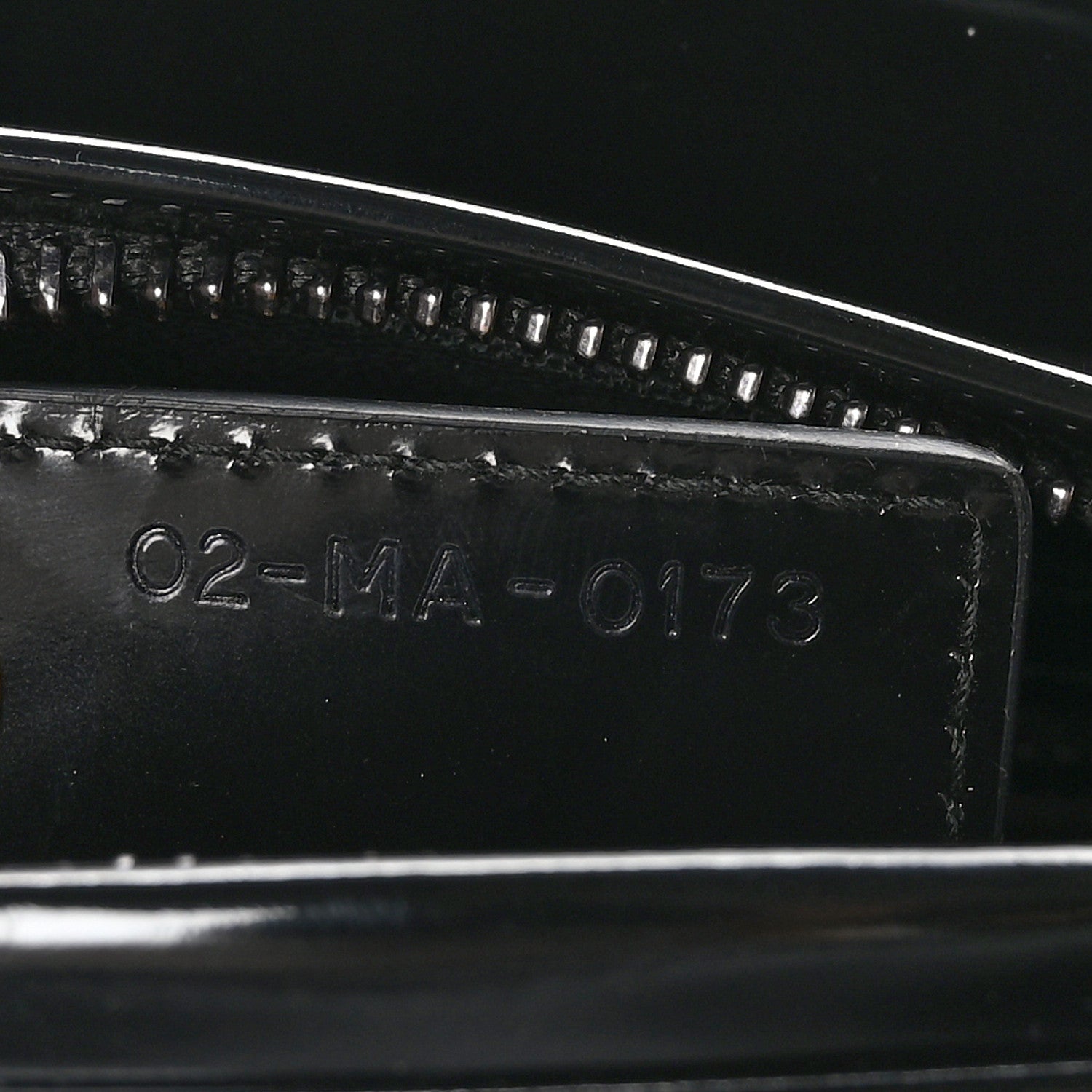 Christian Dior Patent Medium Lady Dior Black 8 of 12